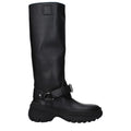 Burberry Black Leather Boot