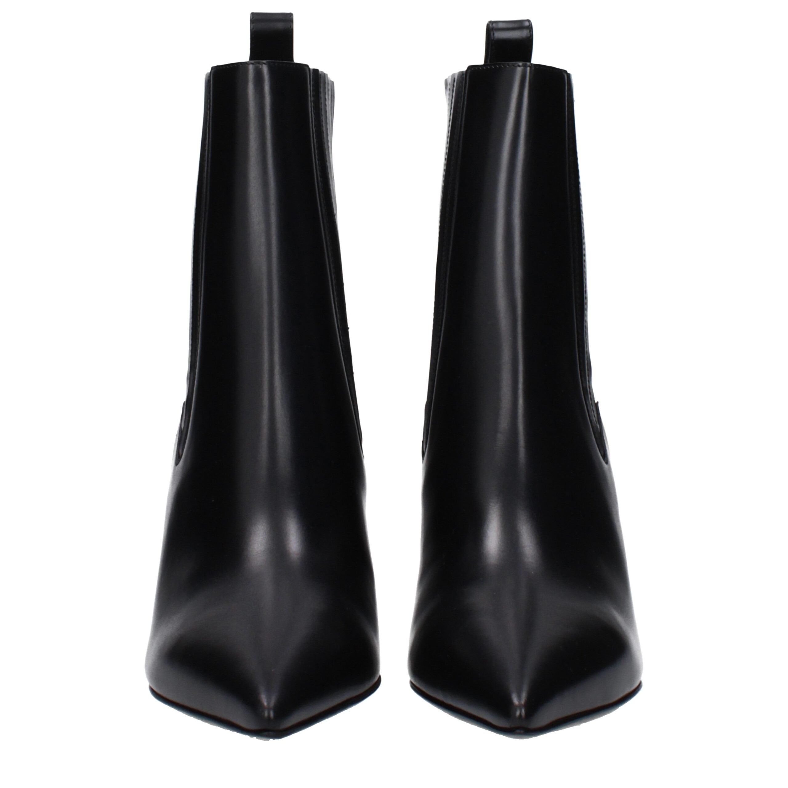 Valentino Garavani Black Leather Ankle