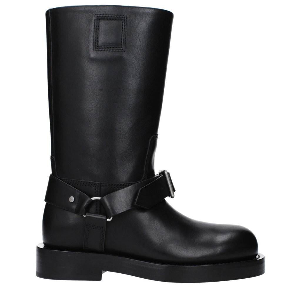 Burberry Black Leather Boot