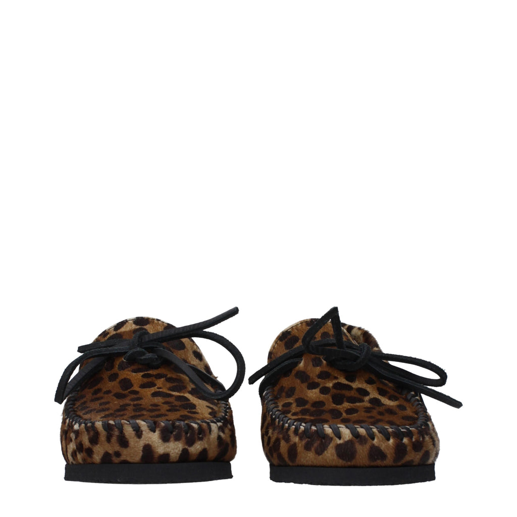 Isabel Marant Brown Horsehair Loafer