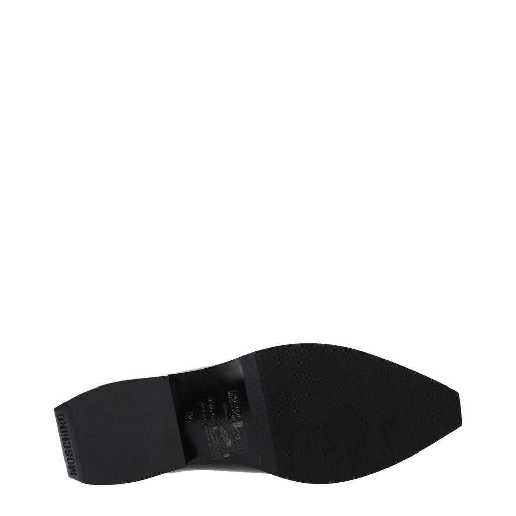 Love Moschino Black Leather Loafer