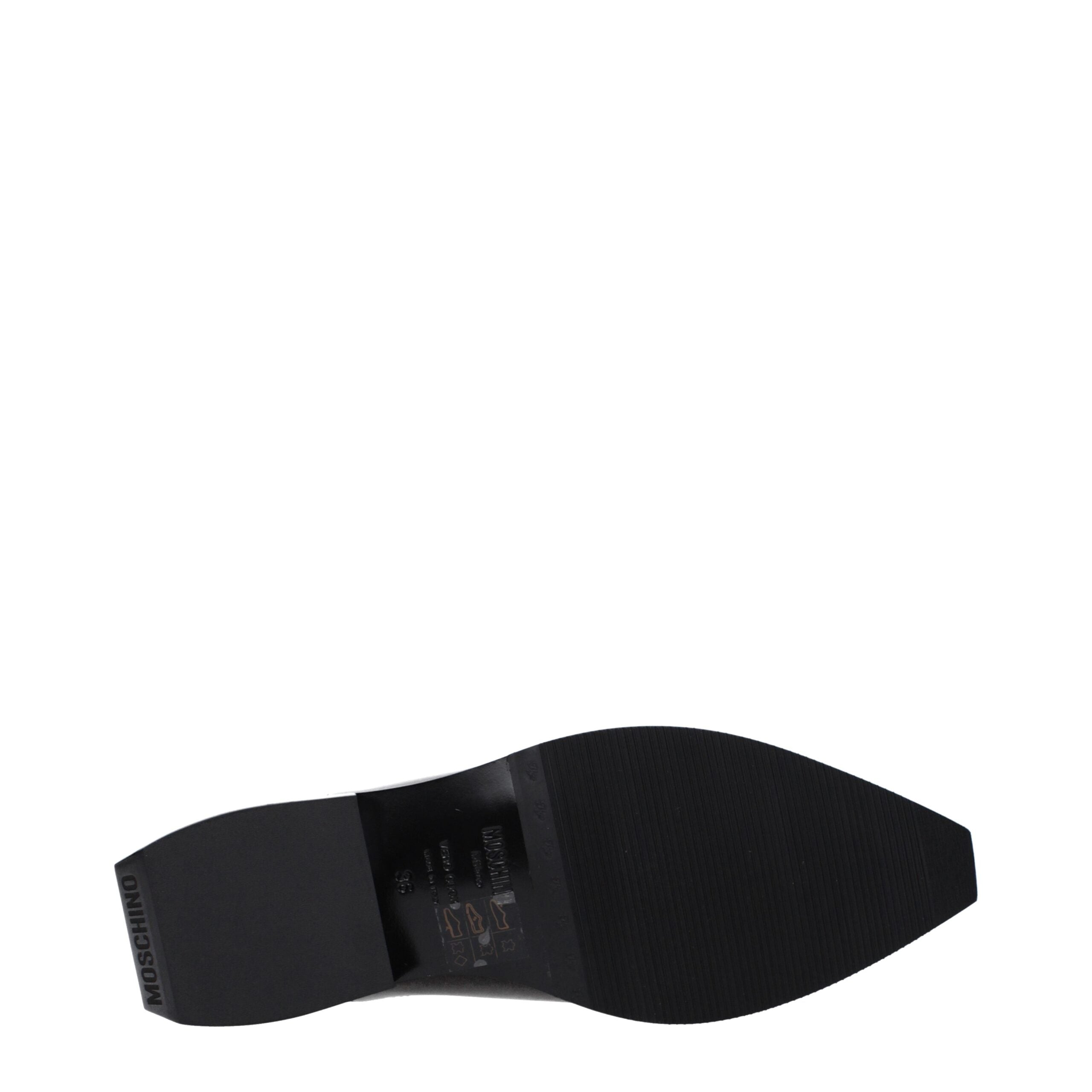 Love Moschino Black Leather Loafer