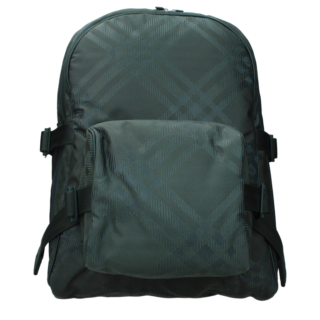 Burberry Green Fabric Backpack