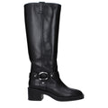 Stuart Weitzman Black Leather Boot