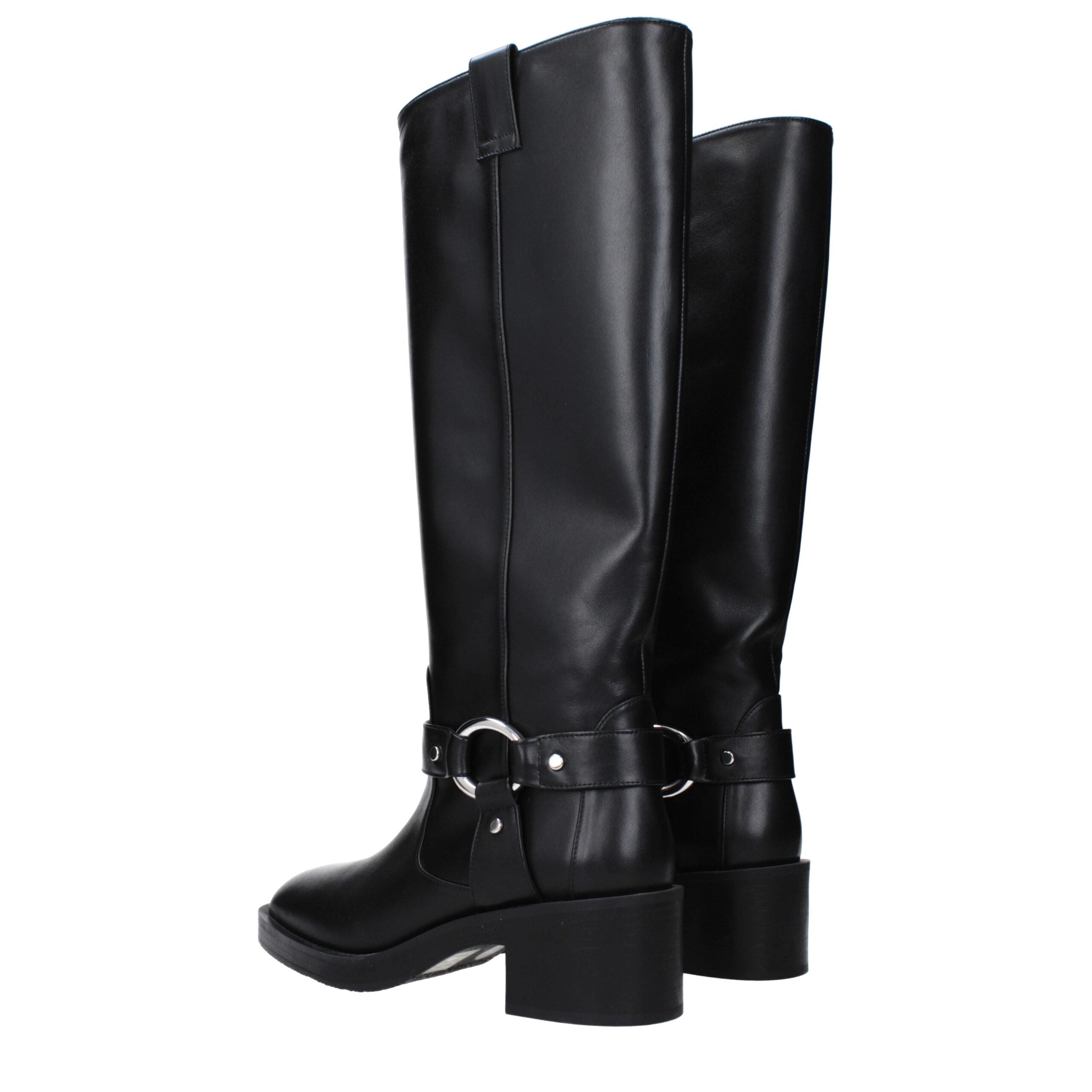 Stuart Weitzman Black Leather Boot