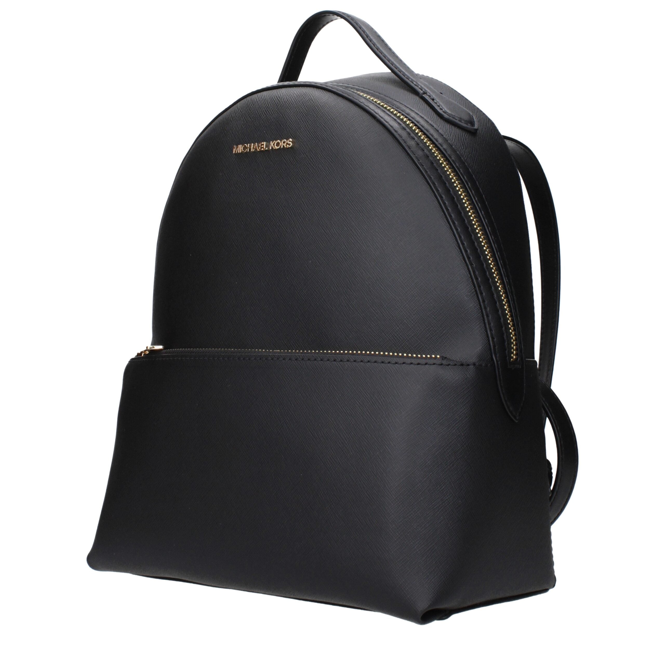 Michael Kors Black Leather Backpack