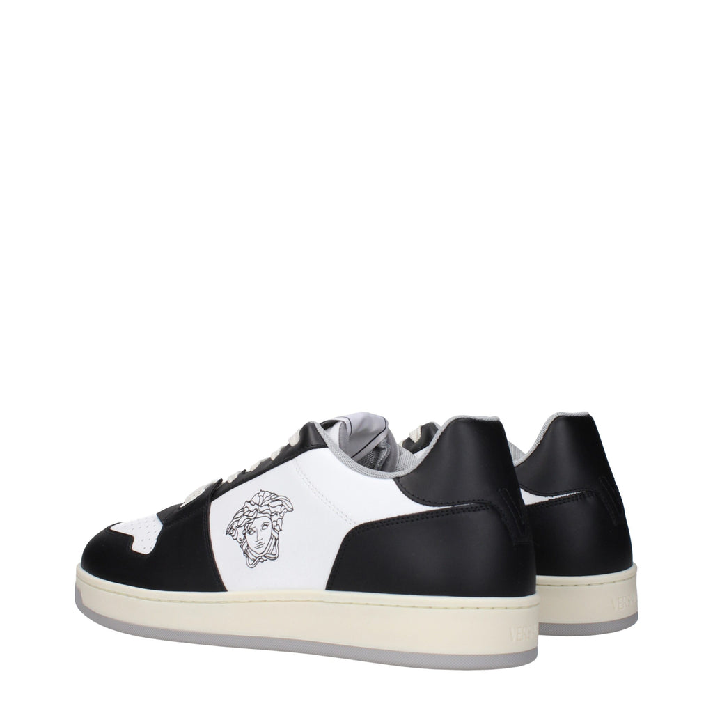 Versace White Leather Sneakers