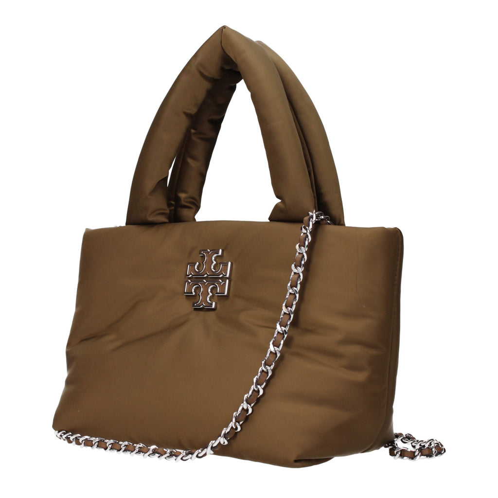 Tory Burch Brown Fabric Handbag