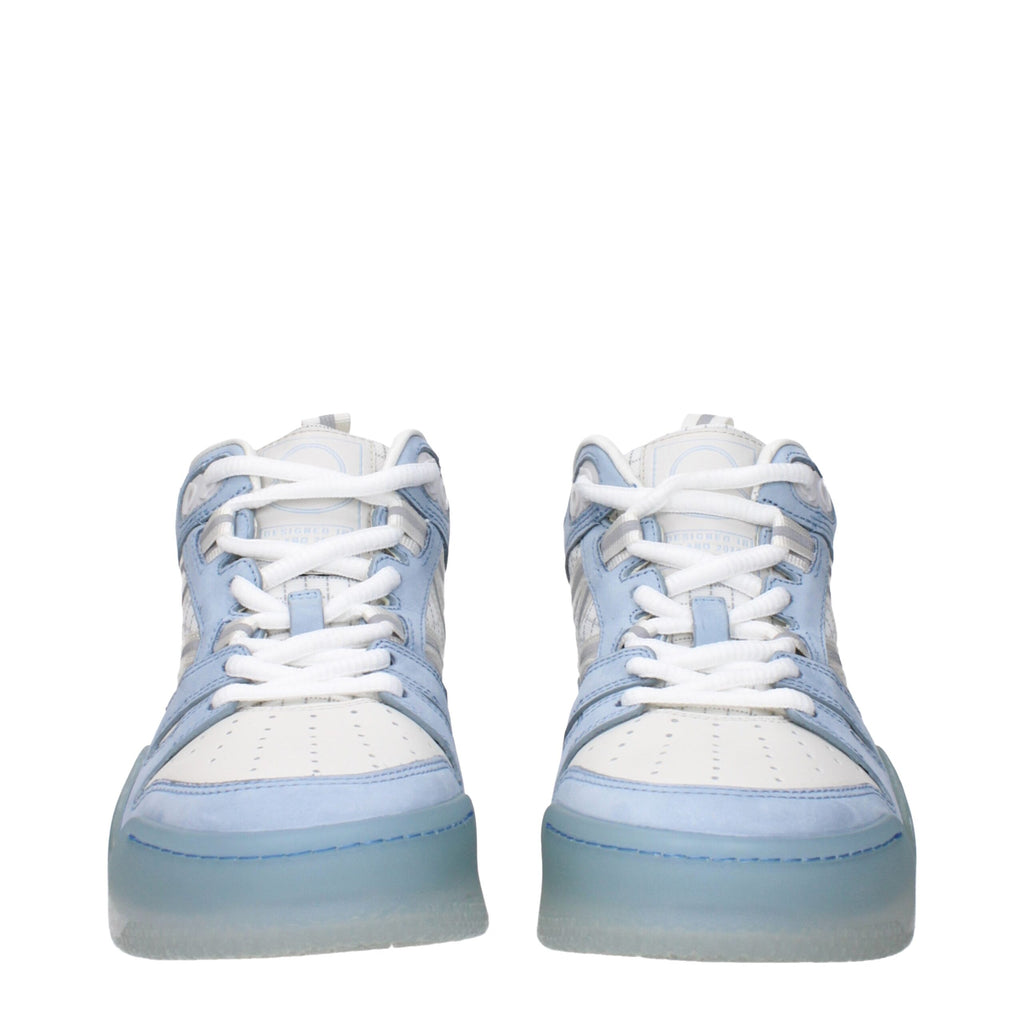 Moncler White Leather Sneakers