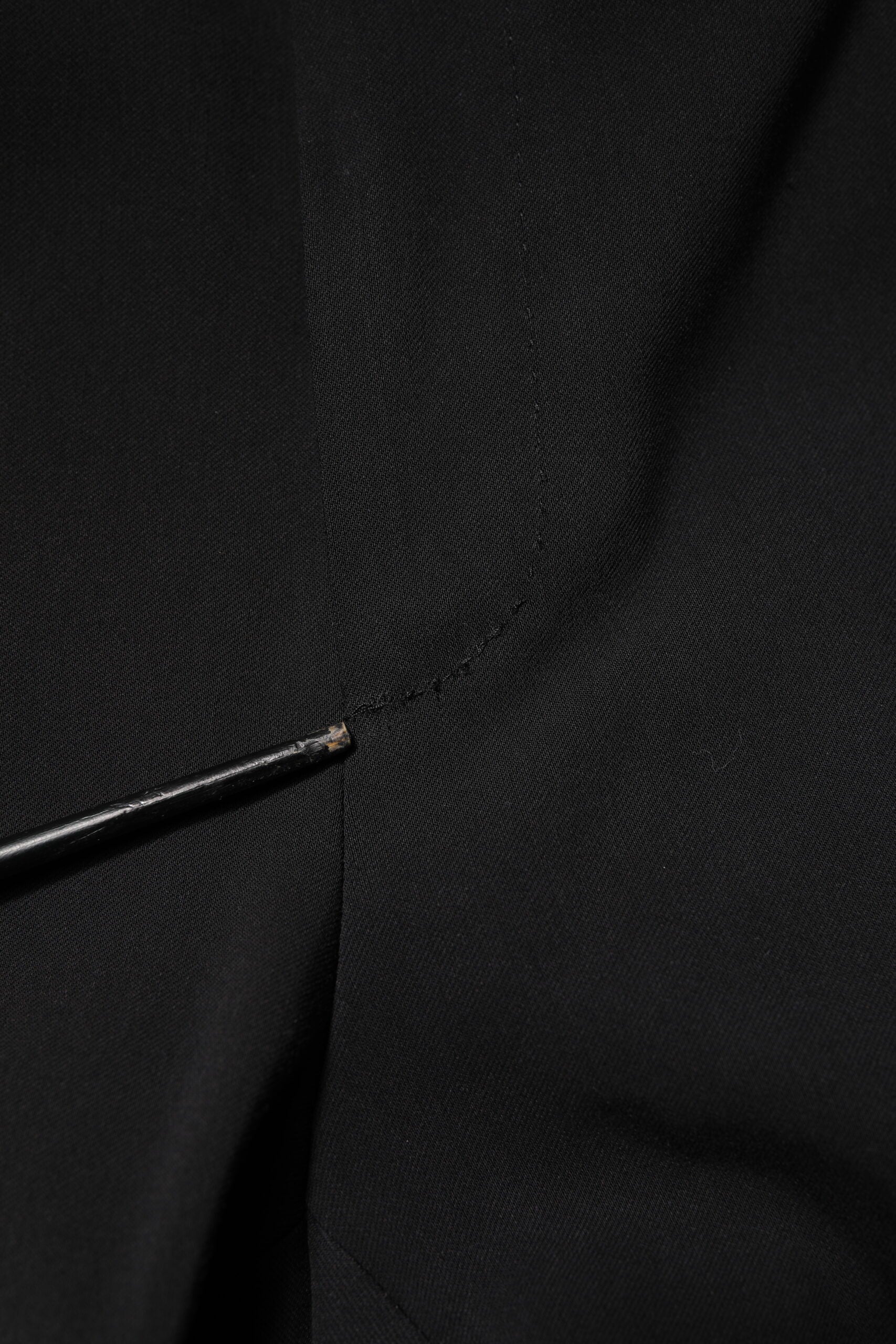 Dolce & Gabbana Black Cotton Single Breasted 2 Piece Suit