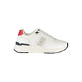 Blauer White Polyester Sneaker