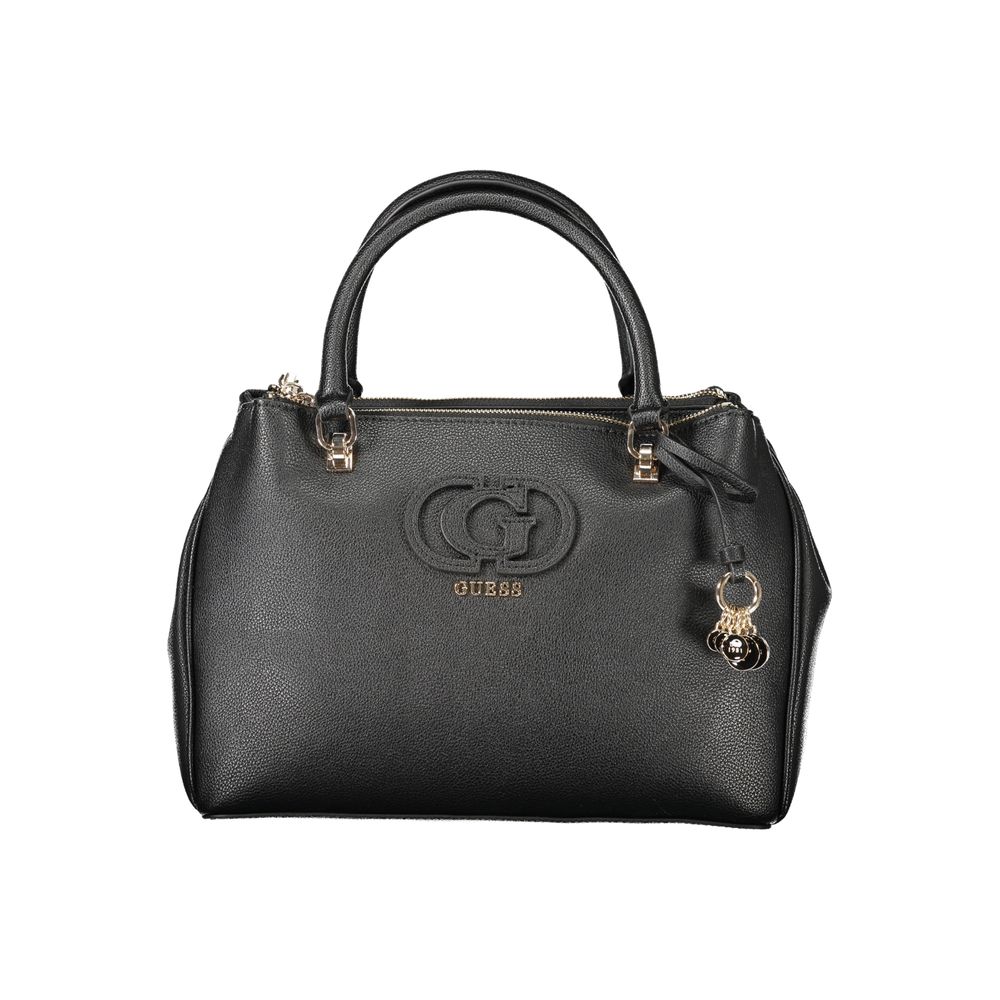 Bolso de mano Guess Jeans negro de polietileno
