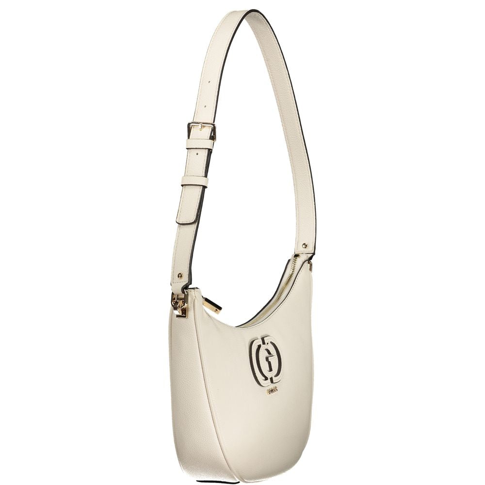 Guess Jeans White Polyethylene Handbag