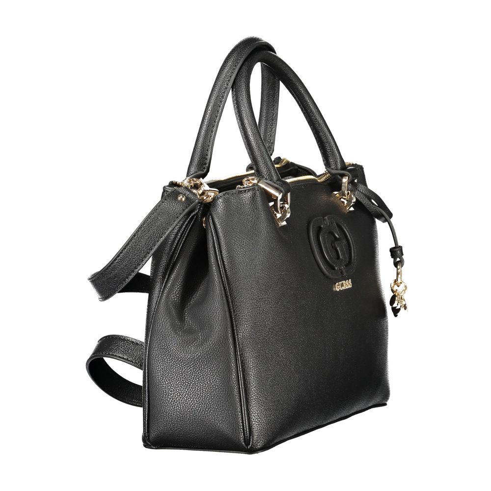 Bolso de mano Guess Jeans negro de polietileno
