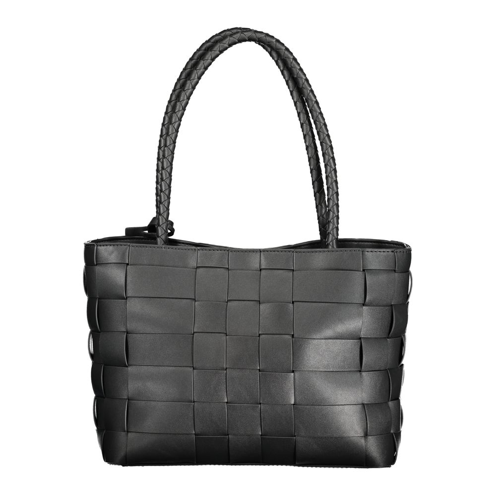 Guess Jeans Black Polyethylene Handbag