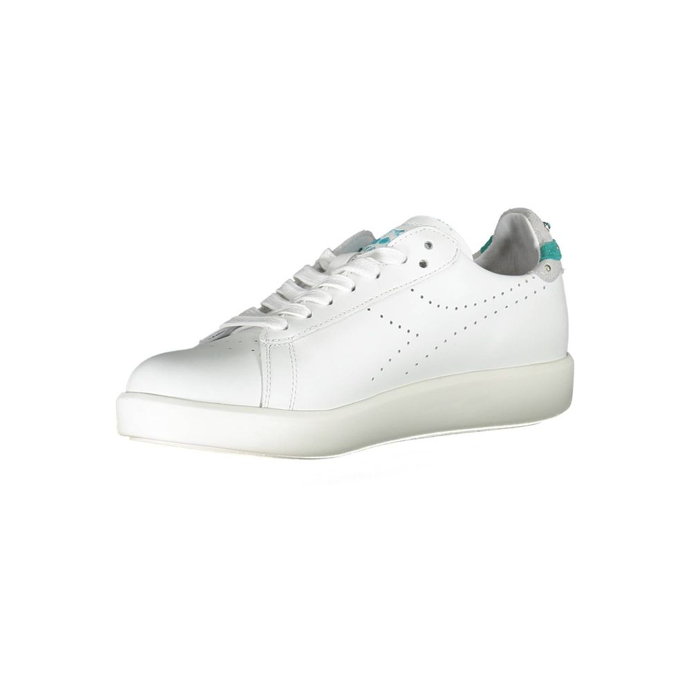 Diadora White Fabric Sneaker