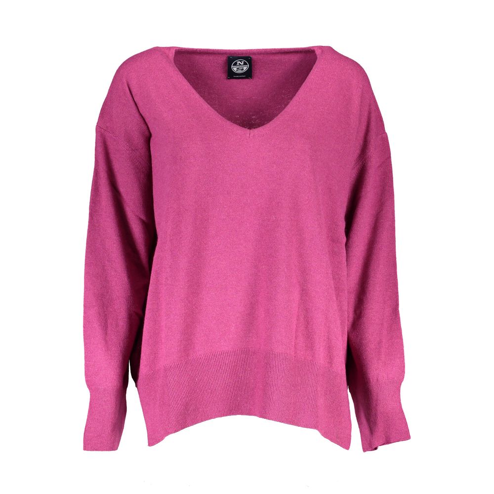 North Sails Purple Wool Sweater