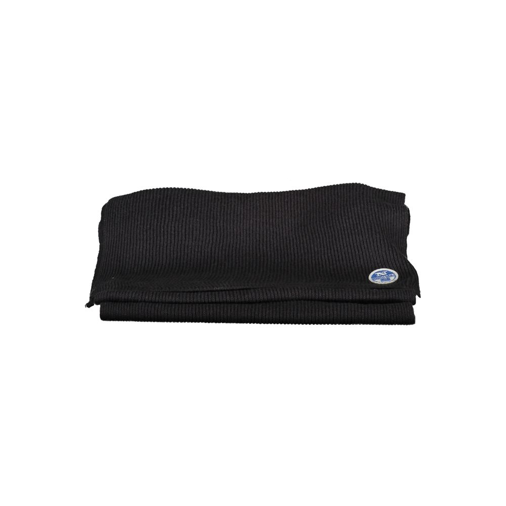 North Sails Black Cotton Scarf