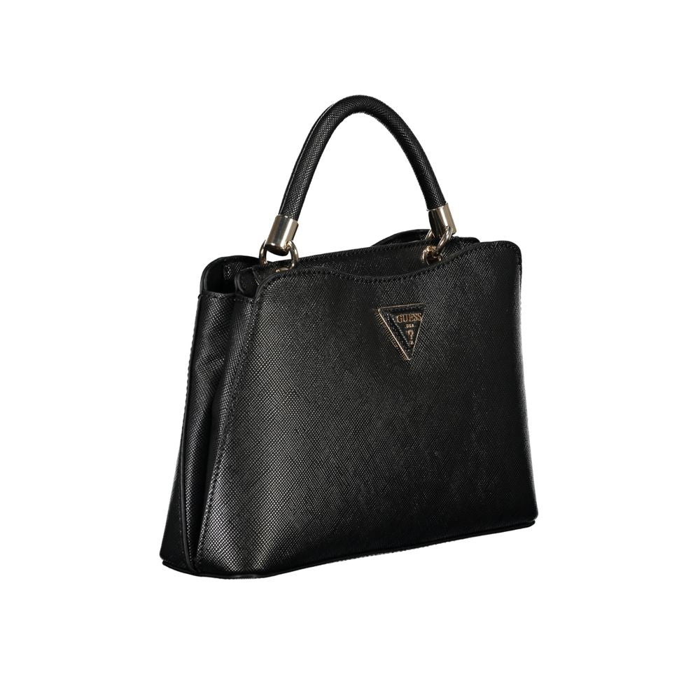 Guess Jeans Black Polyethylene Handbag