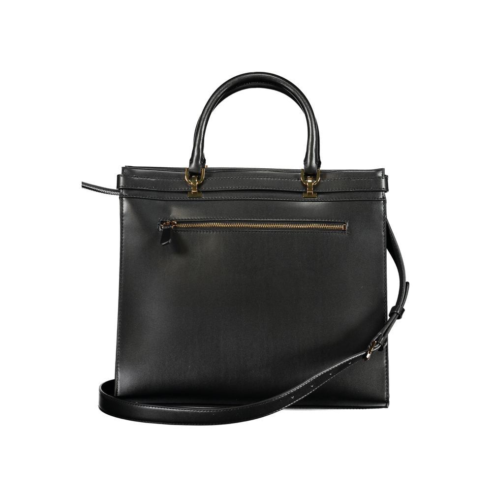 Bolso de mano Guess Jeans negro de polietileno