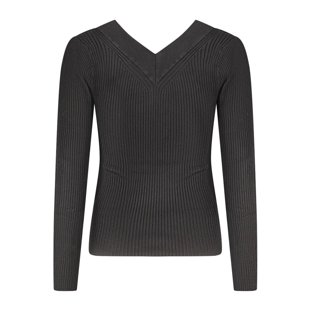 Guess Jeans Black Viscose Sweater