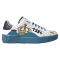 Zapatillas Portofino Melt estampadas azules y blancas de Dolce & Gabbana