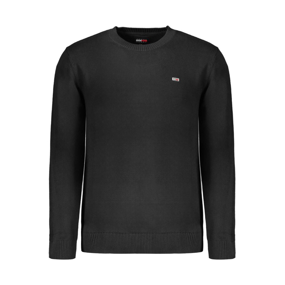 Suéter de algodón negro Tommy Hilfiger