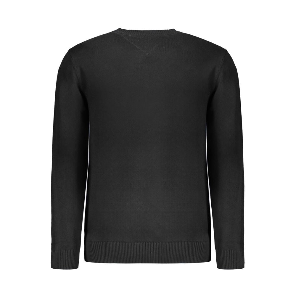 Suéter de algodón negro Tommy Hilfiger