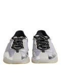 Dolce & Gabbana Black Silver NS1 Men Low Top Sneakers Shoes