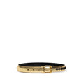 Dolce & Gabbana Gold Leather Belt
