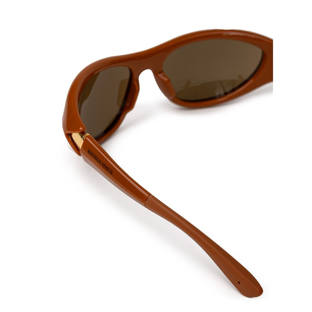 Bottega Veneta Brown Acetate Sunglass