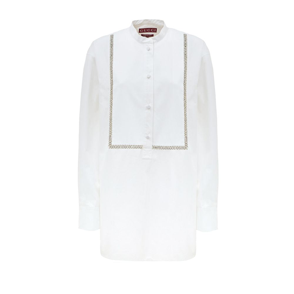 Gucci White Cotton Shirt