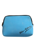 Bolso de mano Dolce & Gabbana azul de nailon con estampado del logo DG y cremallera