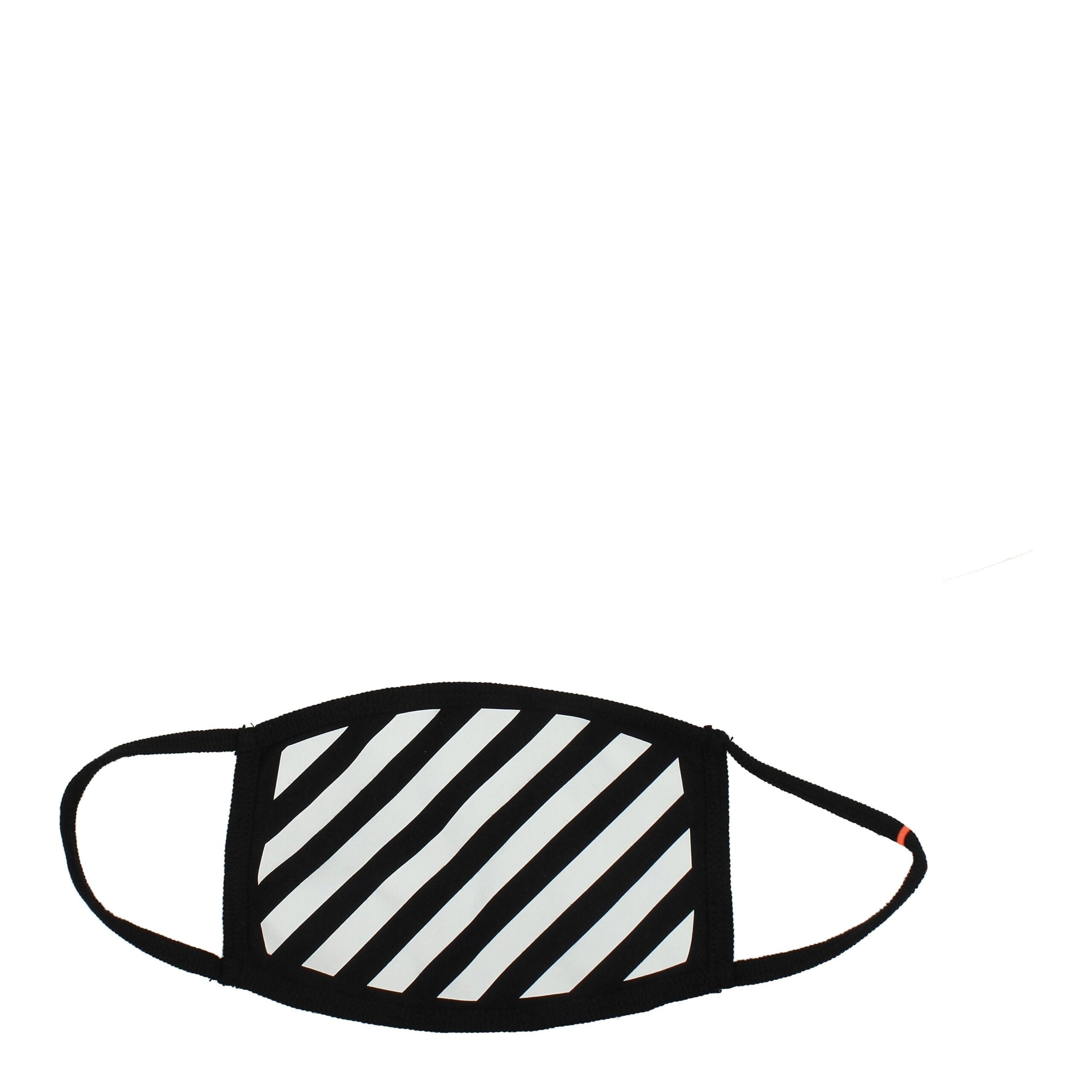 Off-White Black Cotton Facemasks