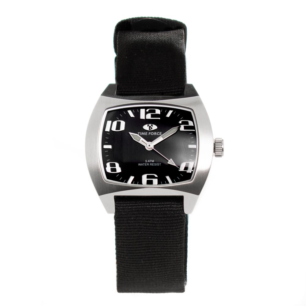 Time Force Black Nylon Watch