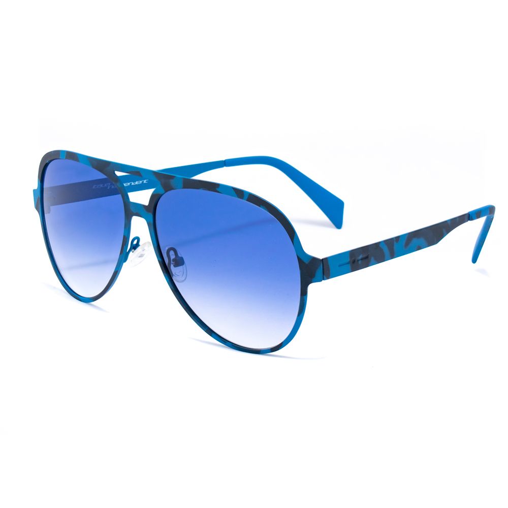 Italia Independent Blue Metal Sunglasses
