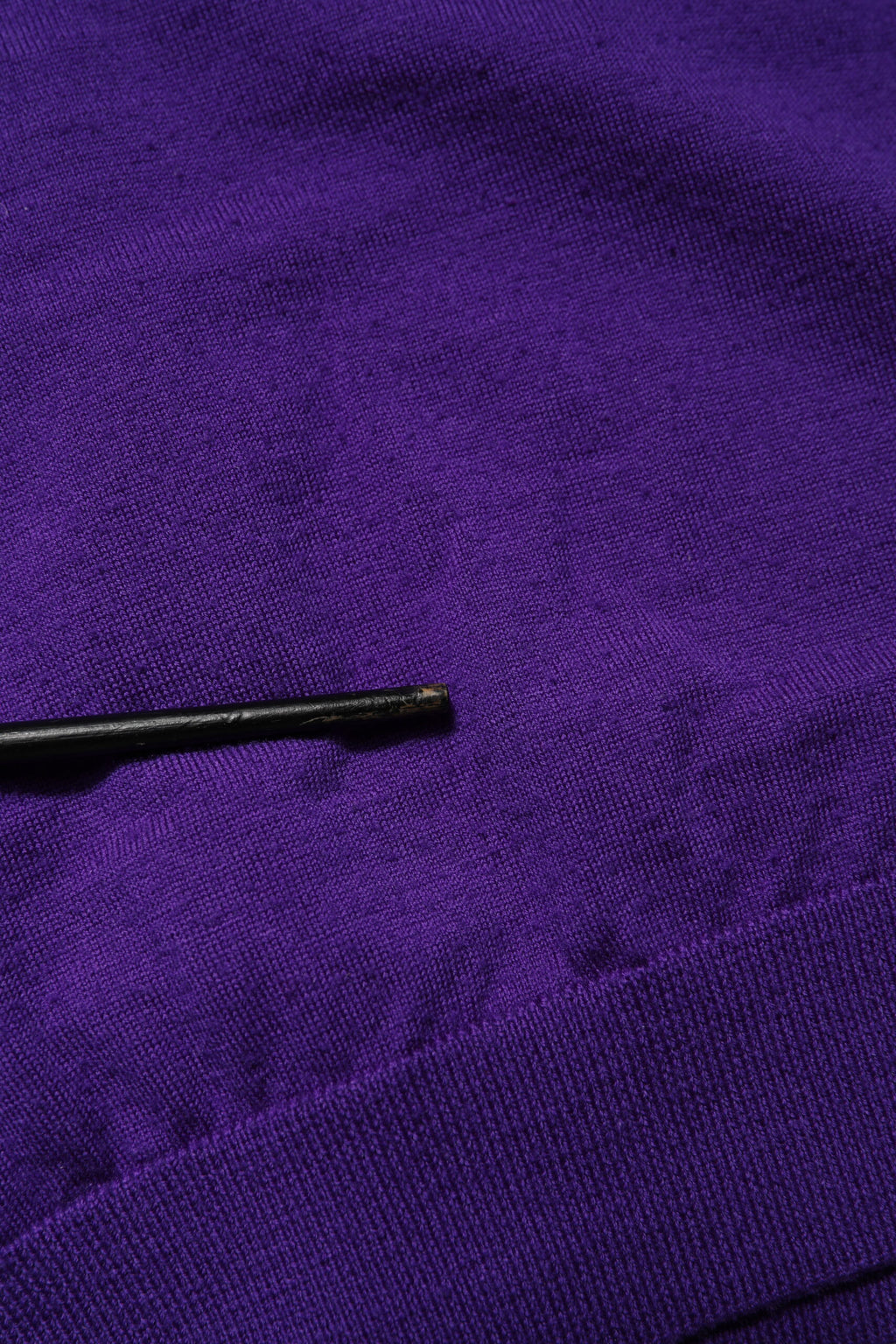 Dolce & Gabbana Purple Wool Knit V-neck Cardigan Sweater