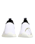 Dolce & Gabbana White Black Low Top Sorrento Sneakers Shoes
