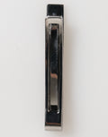 Dolce & Gabbana Silver Tone Brass Logo Branded Men Accessory Tie Clip Bar