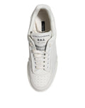 Zapatillas Dolce & Gabbana Miami Bajas de Cuero Blancas