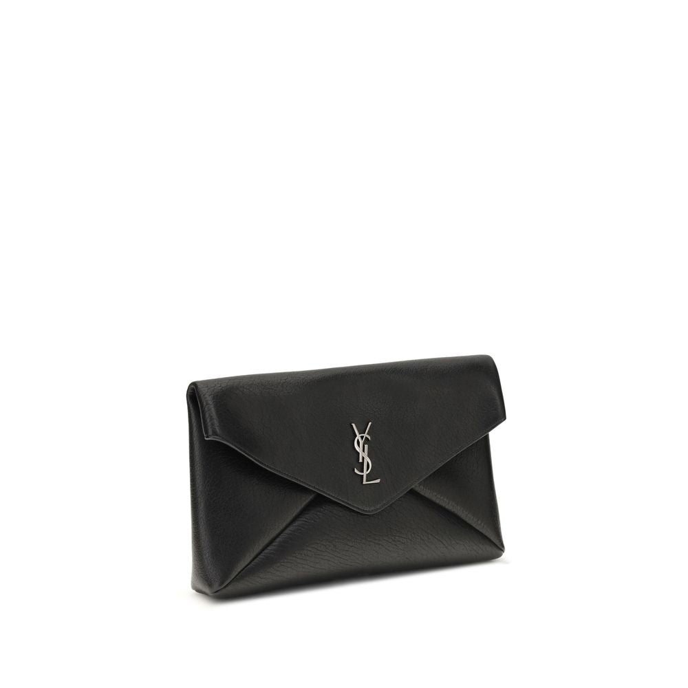 Saint Laurent Cassandre large envelope Clutch Bag