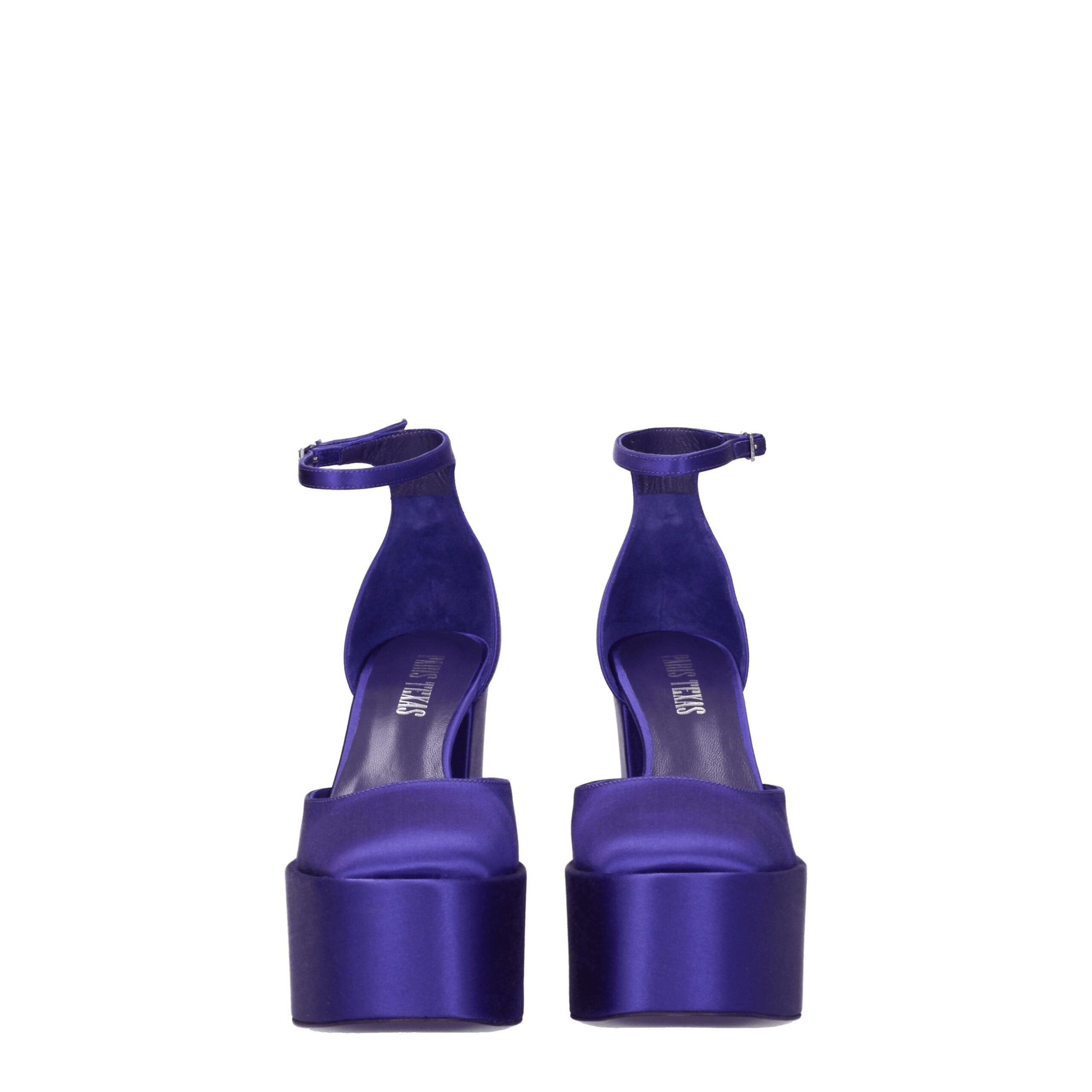 Paris Texas Purple Satin Sandal