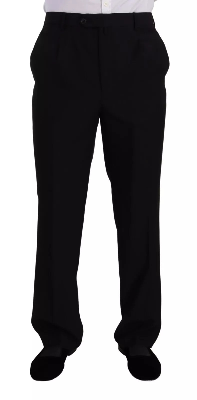 Domenico Tagliente Blue Polyester Single Breasted Formal 2 Piece Suit