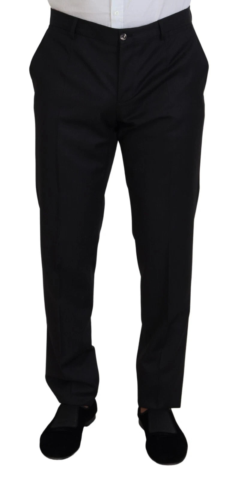 Dolce & Gabbana Melange Grey Wool 2 Piece MARTINI Suit