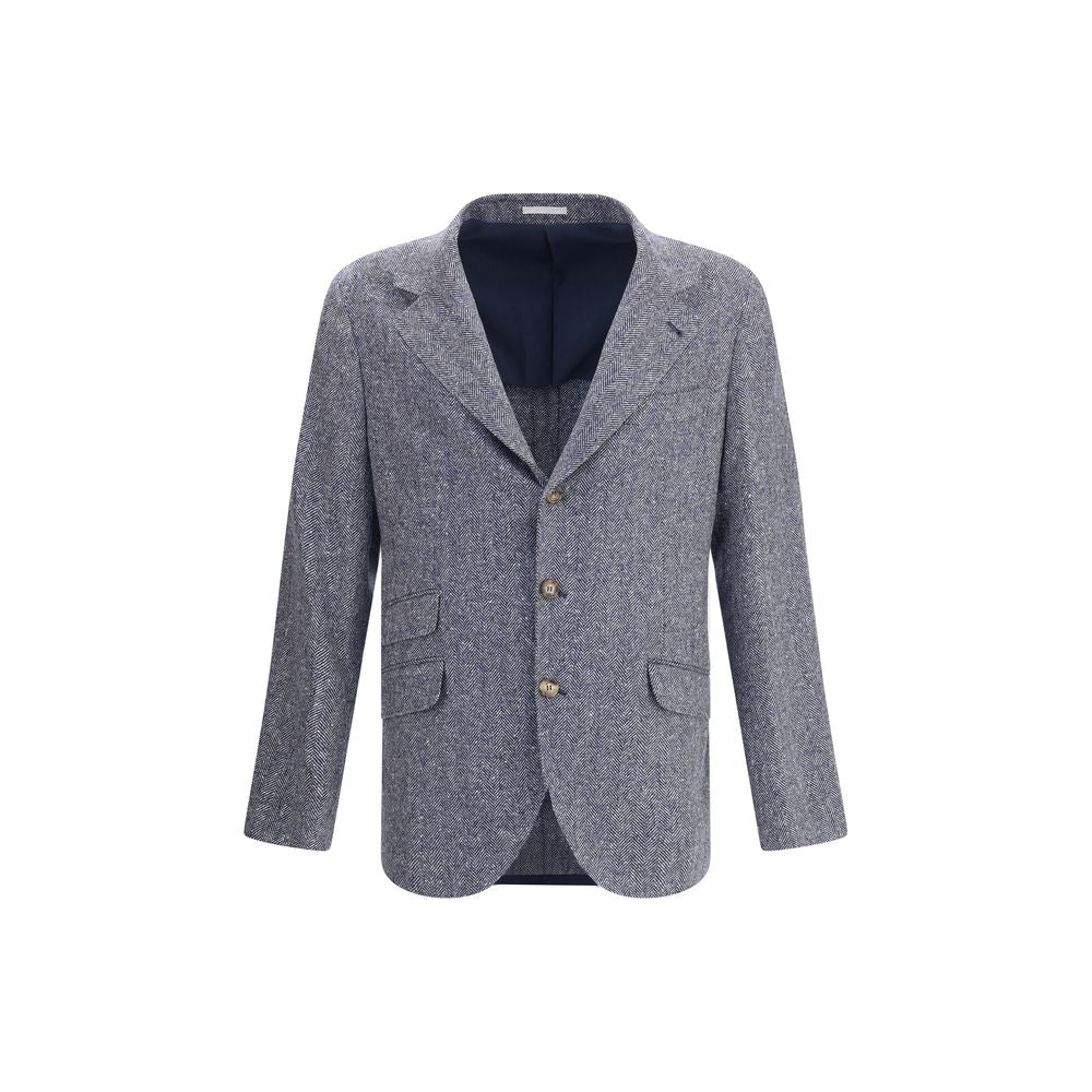 Brunello Cucinelli Herringbone Blazer