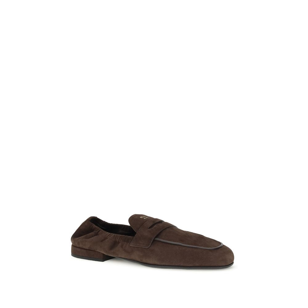 Prada Suede Shuffle Loafers