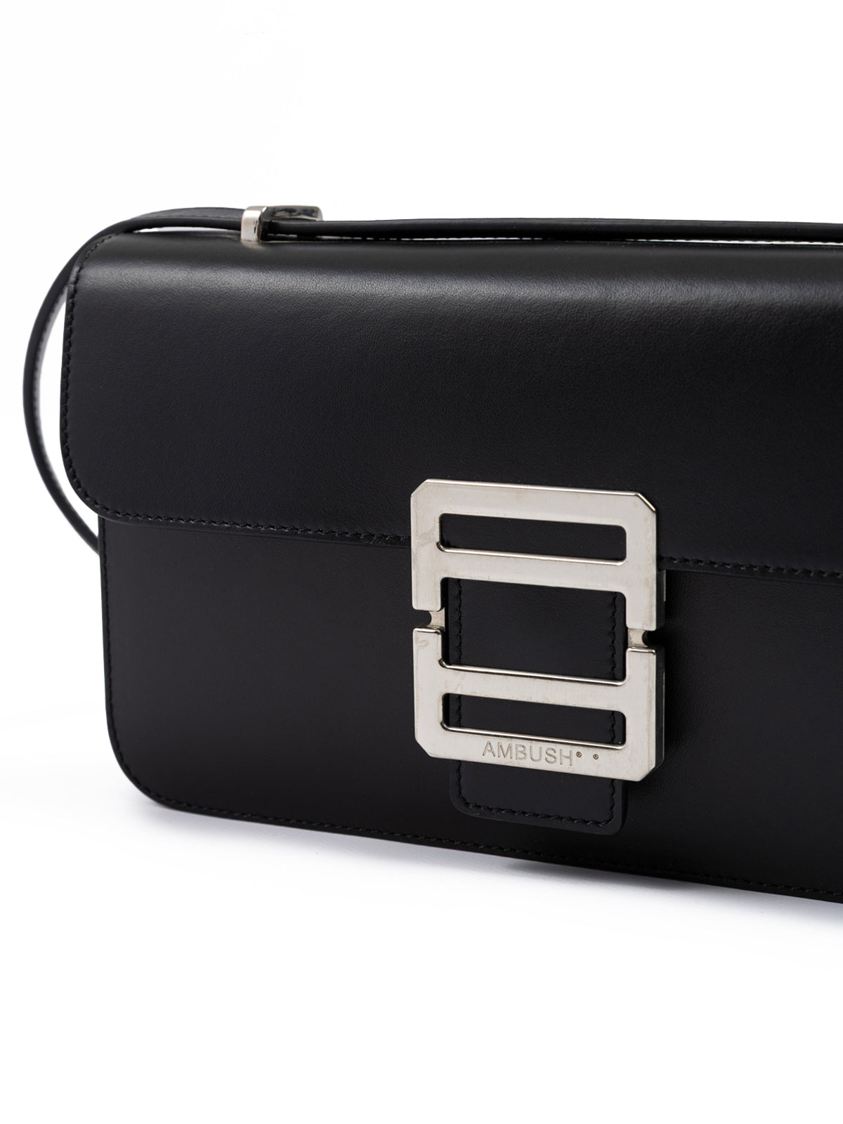 Ambush Black Leather Crossbody Bag