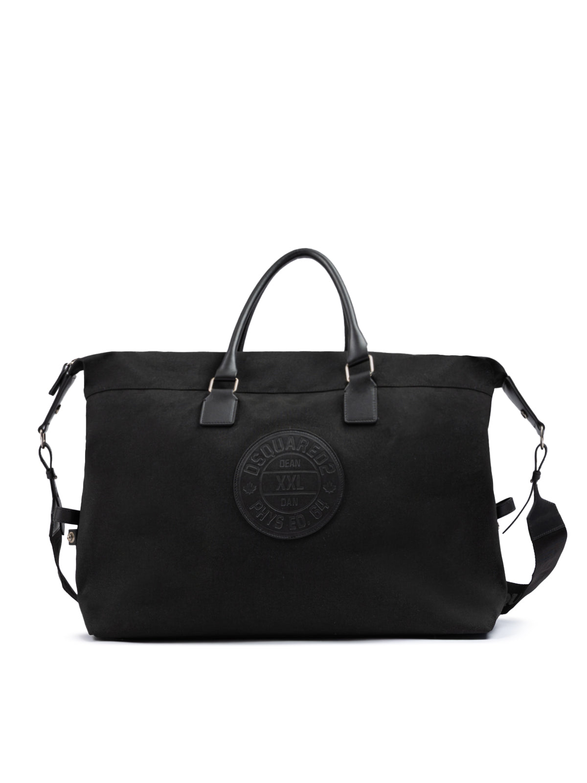 Dsquared² Black Fabric Weekend Travel Bag
