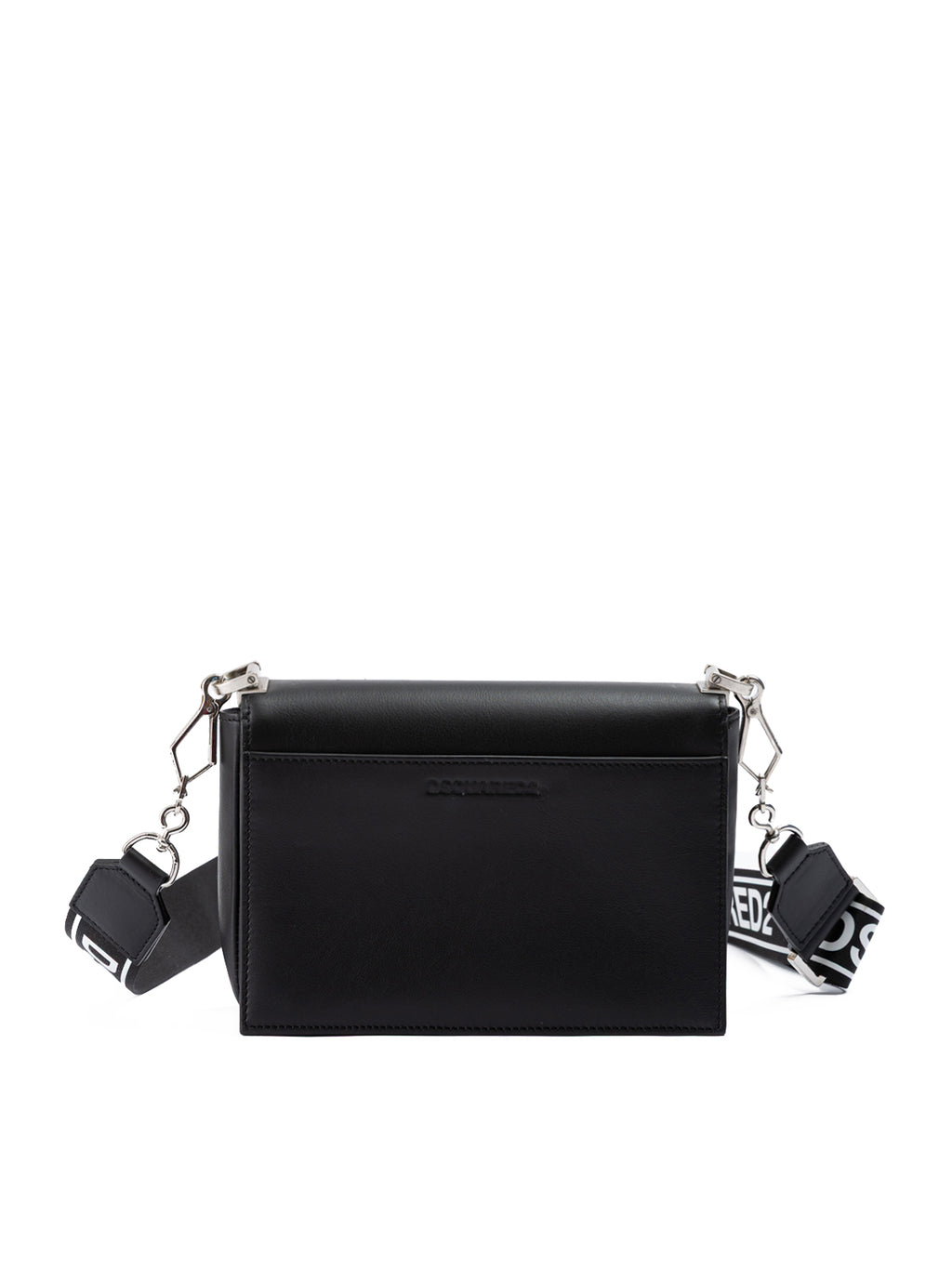 Dsquared² Black Leather Crossbody Bag
