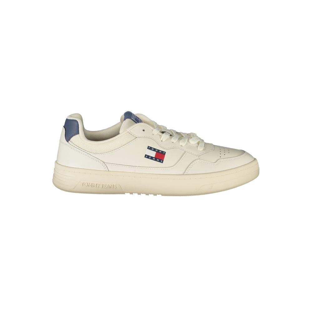 Tommy Hilfiger White Polyester Sneaker